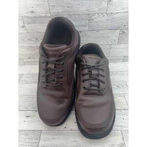 Rockport Shoes Mens Size 10 Brown Leather Comfort Walking Oxford K71201 Wide Fit